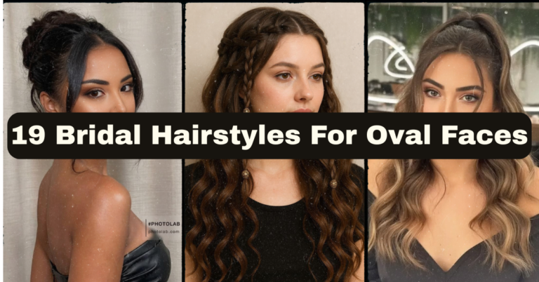 19 Bridal Hairstyles For Oval Faces