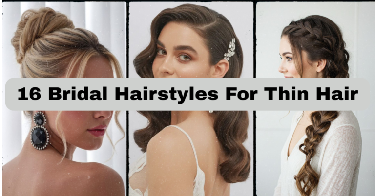 16 Bridal Hairstyles For Thin Hair