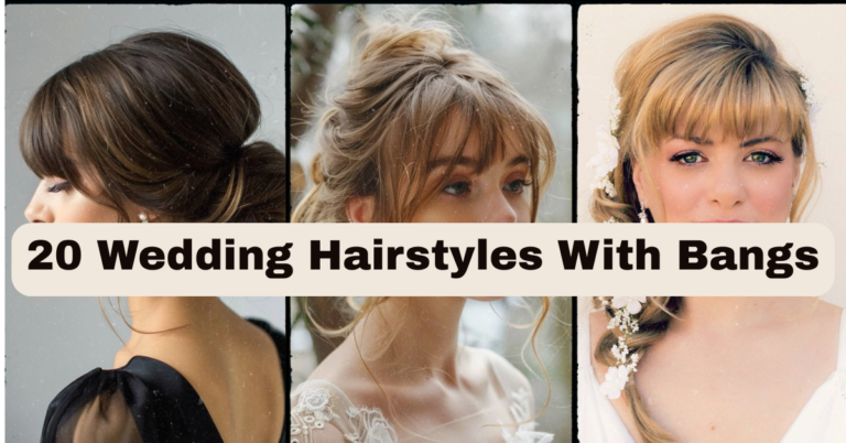 20 Wedding Hairstyles With Bangs