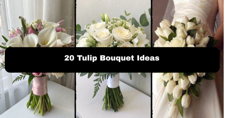 20 Tulip Bouquet Ideas That’ll Make Your Wedding Florals Unforgettable