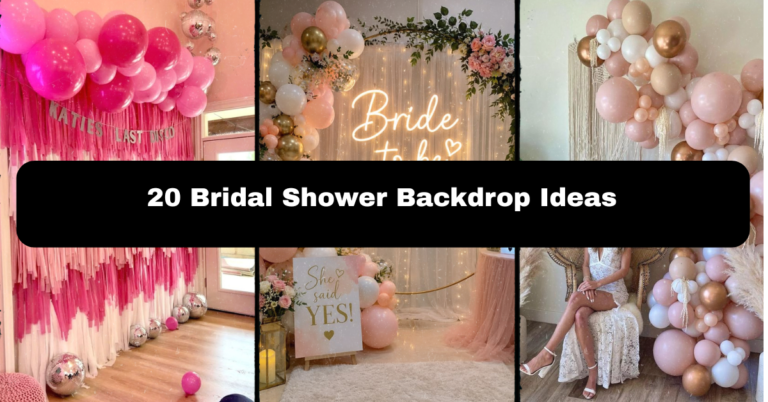 20 Bridal Shower Backdrop Ideas That’ll Make Your Guests Reach for Their Phones