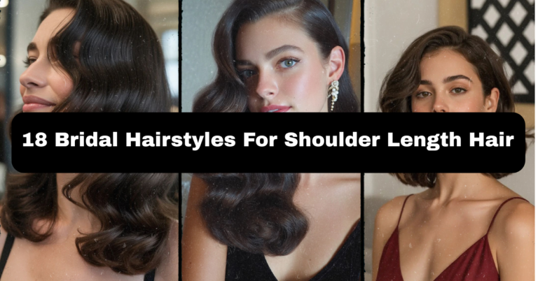 18 Bridal Hairstyles For Shoulder Length Hair