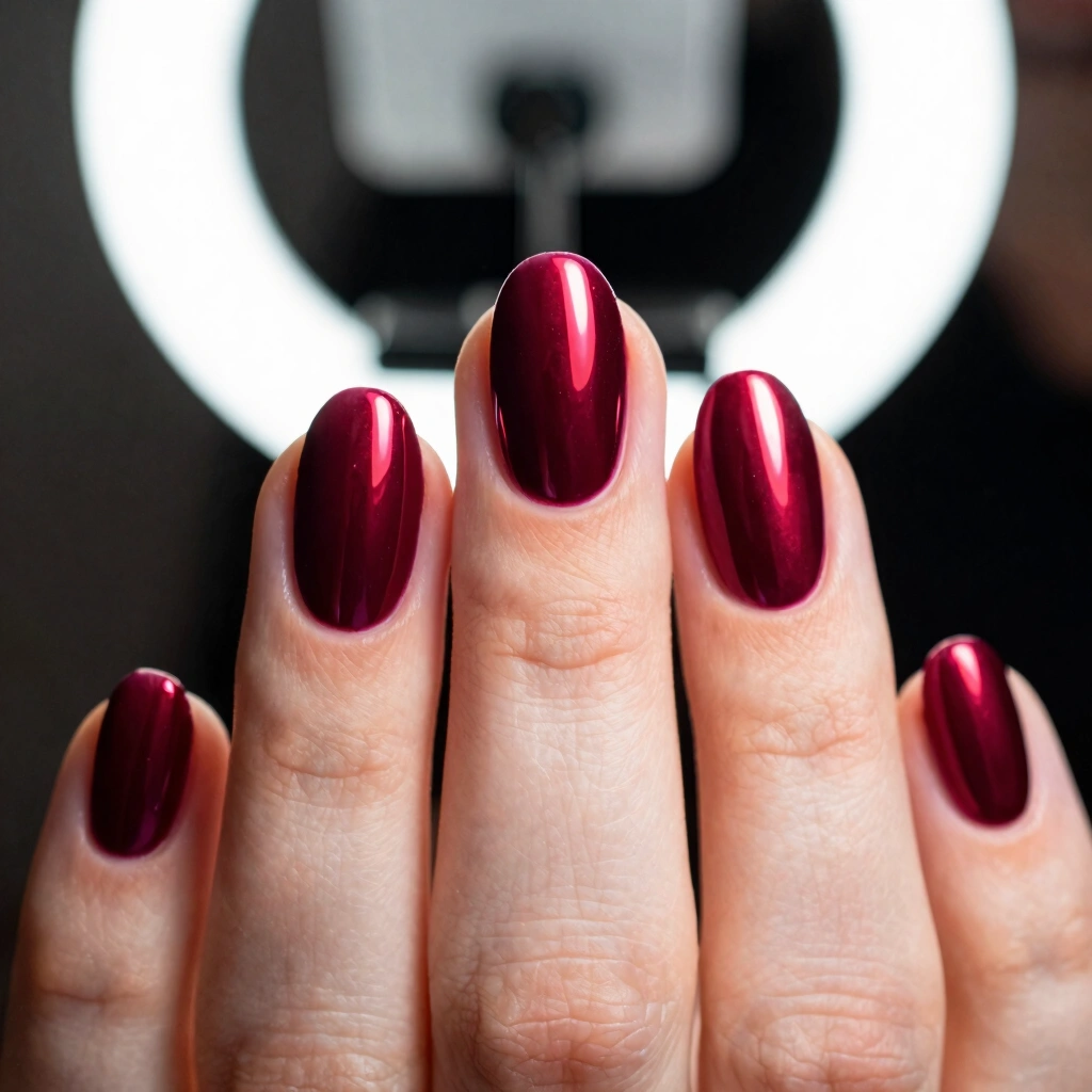 1. Classic Burgundy Chrome