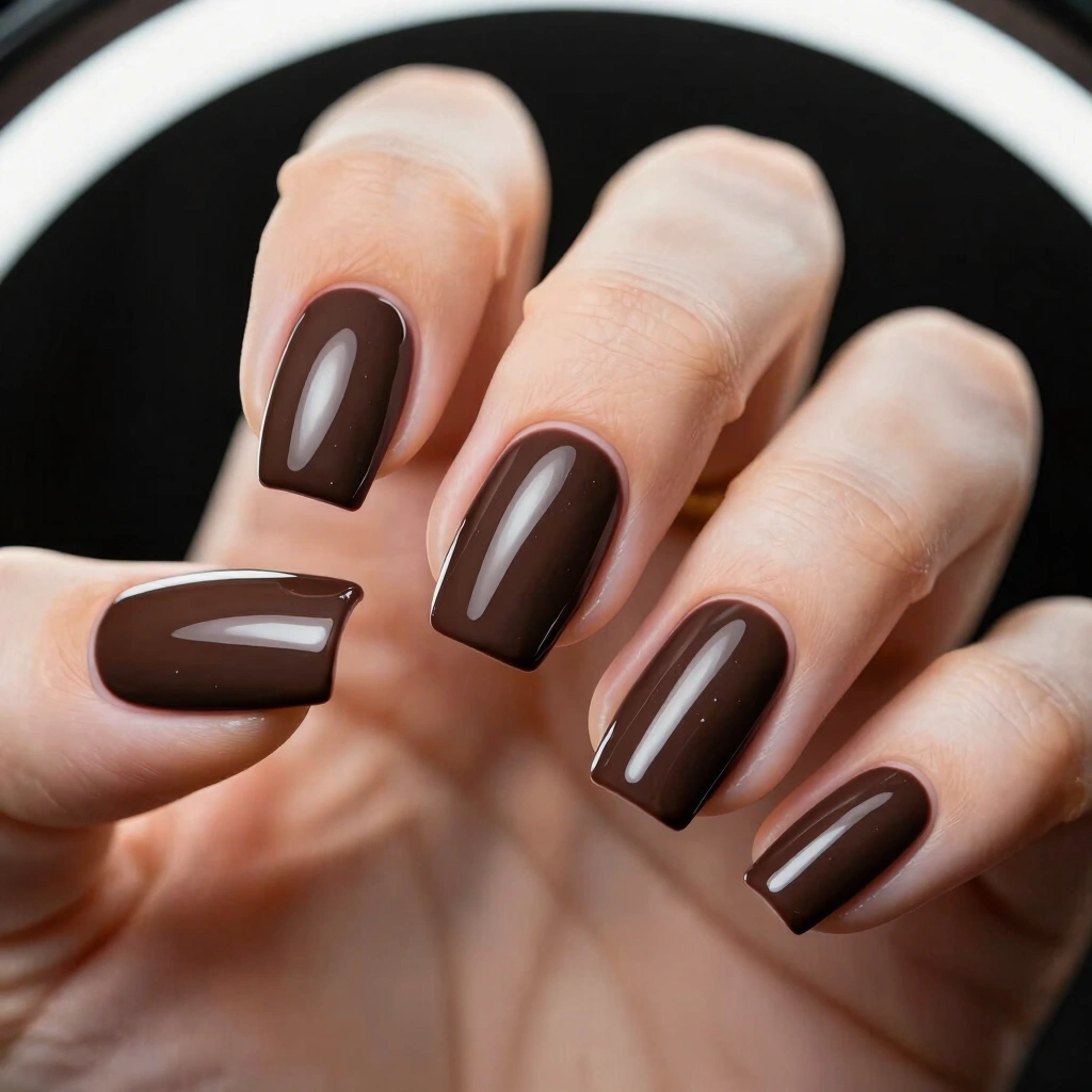 14. Deep Chocolate with Glossy Finish