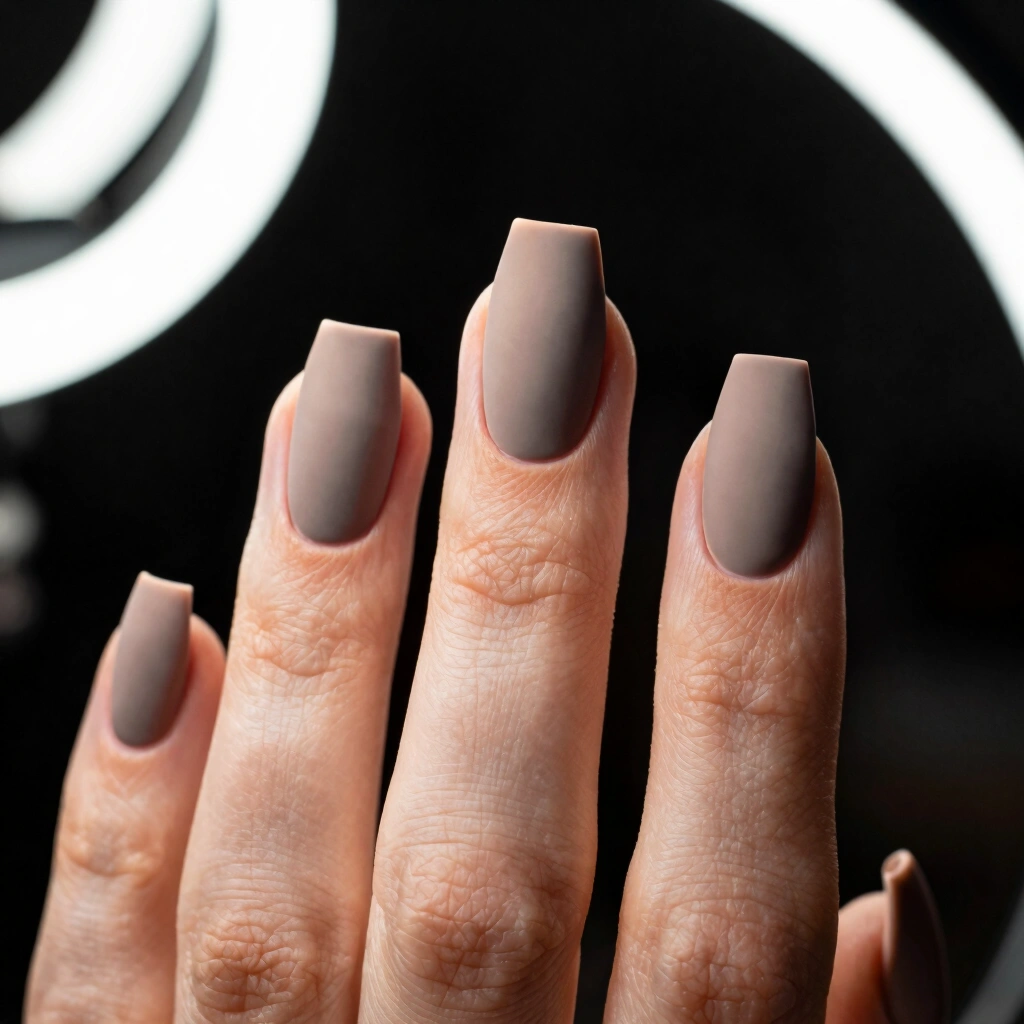 19. Warm Taupe with Matte Finish