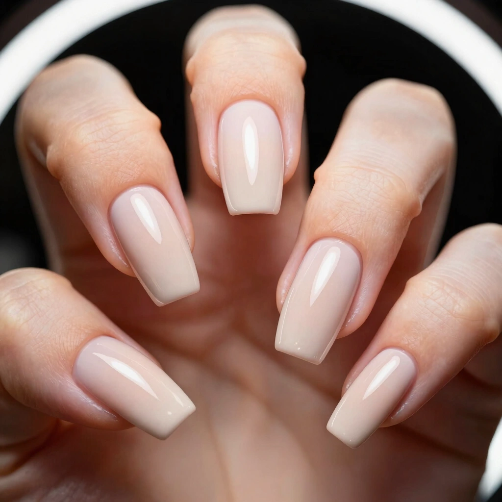 25. Simple Glossy Nude