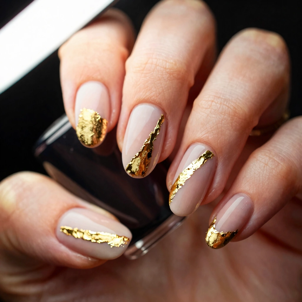 8. Fine Gold Foil Accent