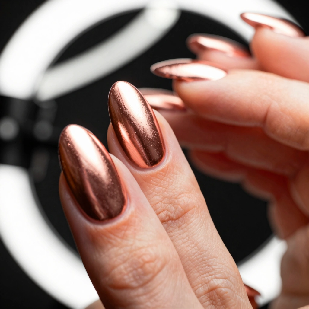 2. Rose Gold Chrome