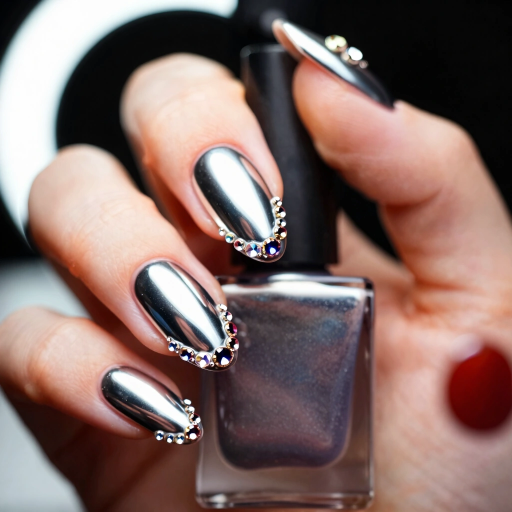 19. Chrome with Crystals
