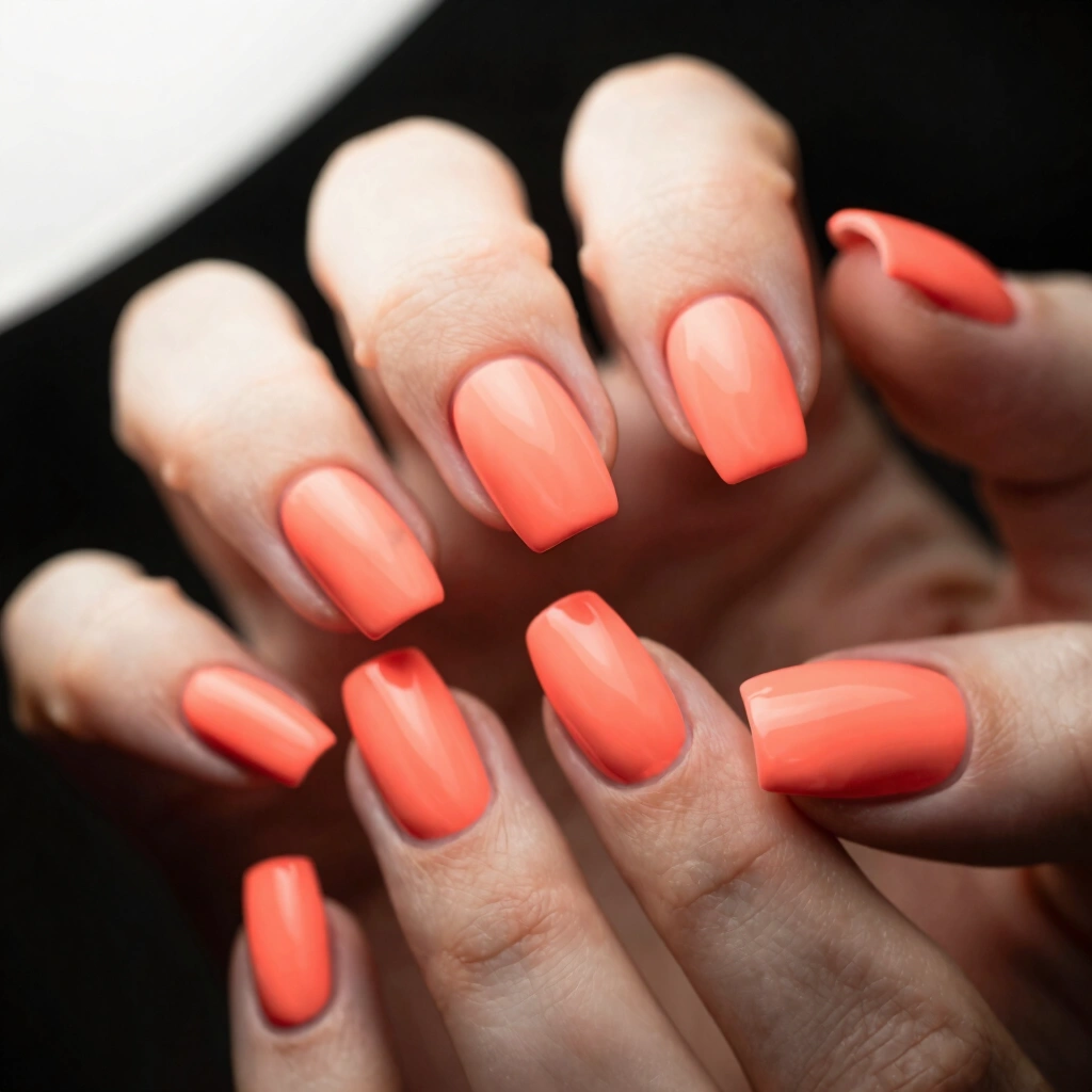 10. Soft Coral Solid Color