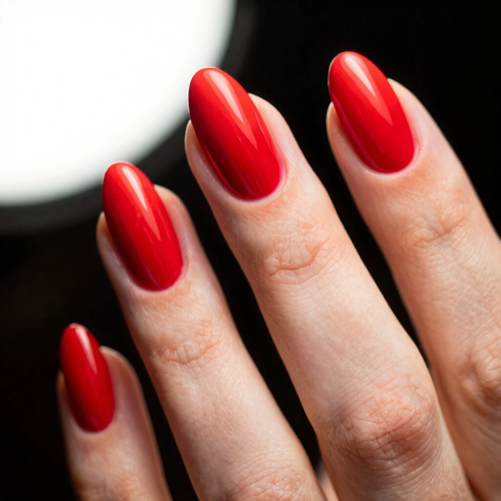 18. Classic Red Manicure