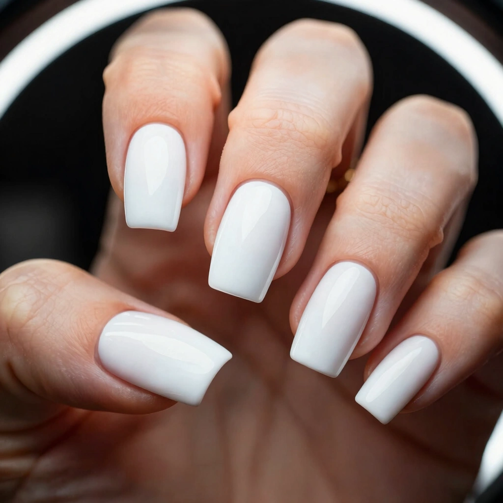 Why Milky White Is Taking Over Bridal Manicures