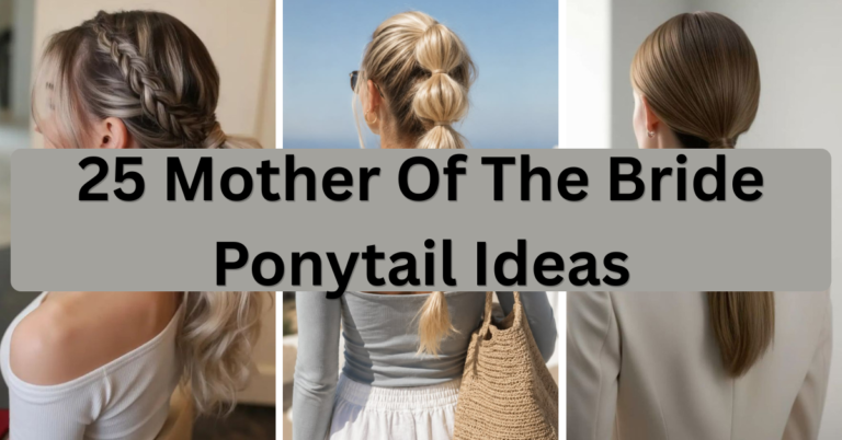 25 Mother Of The Bride Ponytail Ideas