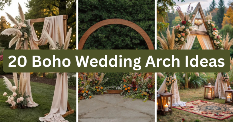 20 Boho Wedding Arch Ideas That’ll Make Your Ceremony Unforgettable