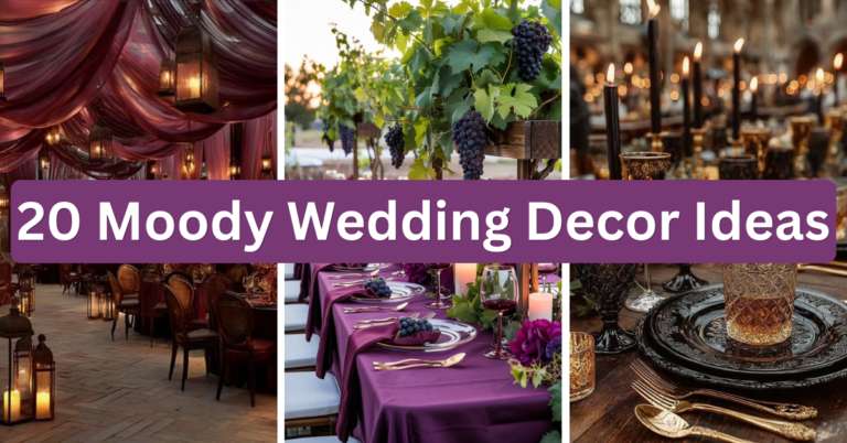20 Moody Wedding Decor Ideas That Feel Straight Out of a Fairy Tale