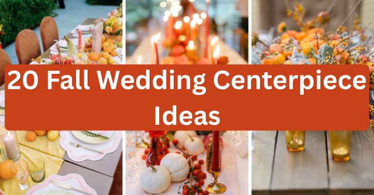20 Fall Wedding Centerpiece Ideas That’ll Have Guests Snapping Photos All Night