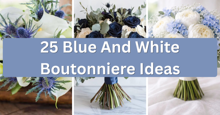 25 Blue And White Boutonniere Ideas That Actually Work For Every Wedding Style