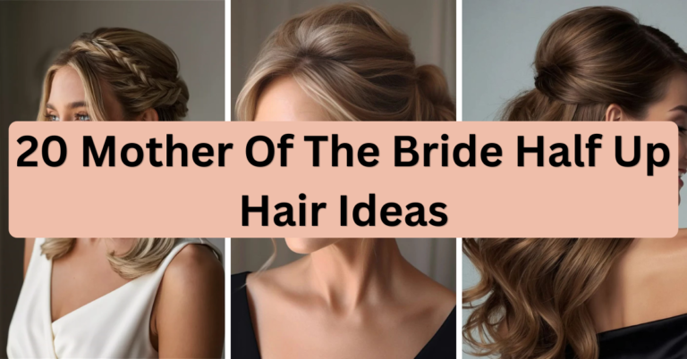 20 Mother Of The Bride Half Up Hair Ideas