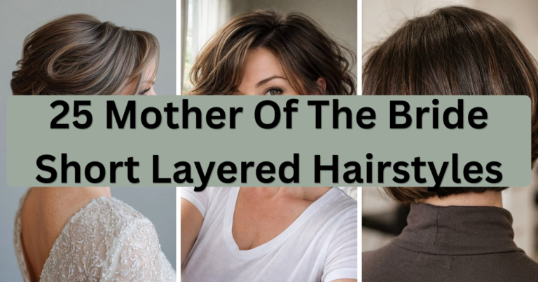 25 Mother Of The Bride Short Layered Hairstyles