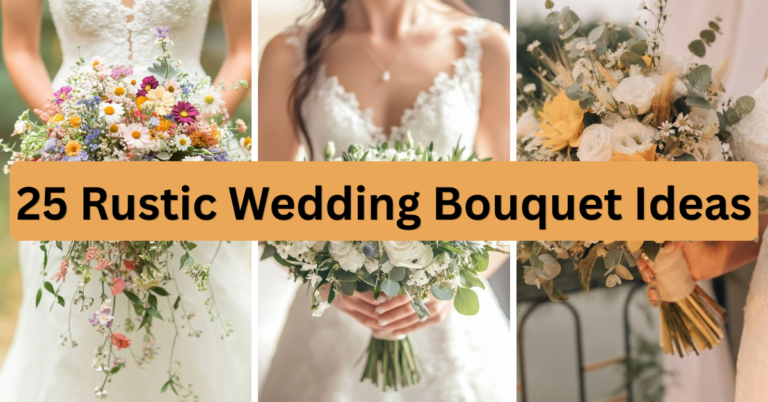 25 Rustic Wedding Bouquet Ideas That Feel Like Home
