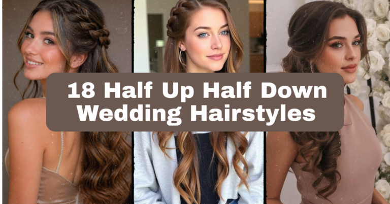 18 Half Up Half Down Wedding Hairstyles